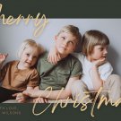 Christmas Photo Card, Holiday Photo Card DIGITAL DELIVERY, DIY PRINT