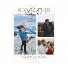 Printed Save The Date Wedding Invite, Save The Date Announcements w/Photo Qty 50