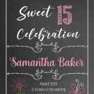 Birthday Invites| Printable Personalized | Invitation DIGITAL | Sweet 15 Invites