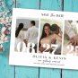 Save The Date Photo Card, Engagement Photo Card DIGITAL DELIVERY, DIY PRINT