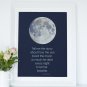 Moon Poster Print, Full Moon Posters, Moon quote Print, Moon Poster quote