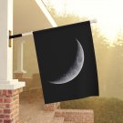 Moon Decorative Flag, Moon Outdoor Flag, Crescent Moon Flag, Moon House Flag