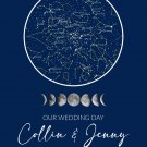 Star Map Personalized Poster Print, Star Map Custom Print, Star Map Gift