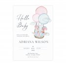 Printed Baby Shower Invitation, Personalized INVITATIONS, Qty 50