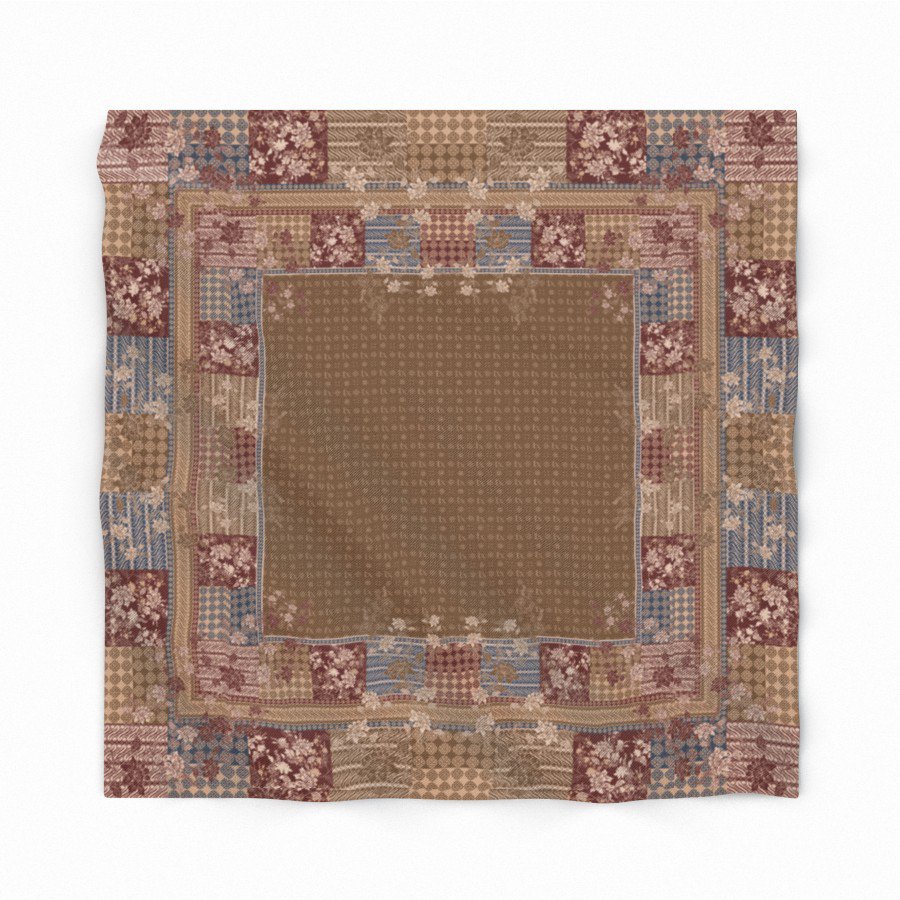 Texla Scarf - Rectangle Veil Carnation 1 Motif Muslim Outfit