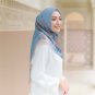 Rectangular Voal Ultrafine Lasercut Olive Twilight Hijab Elegance in the Nashwa Series, Hijab Muslim
