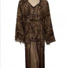 Roaring 20’s Flapper Dress Costume w Accs Great Gatsby 1920’s XL Unique