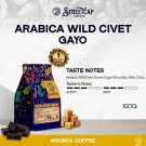 100% Wild Gayo Luwak Roasted  Coffee  beans (100g)