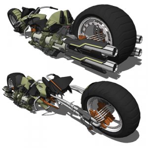 Exile motorbike