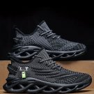 Trendy Knitted Breathable Shock Absorbing Comfortable Sneakers for Jogging, Walking, US Size: 11