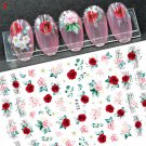 Nail Stickers Butterfly Flower Nail Art Waterproof Transfer Decal