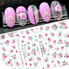 Nail Stickers Butterfly Flower Nail Art Waterproof Transfer Decal model F6#3