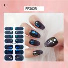 Nail Stickers Butterfly Flower Nail Art Waterproof Transfer Decal model FF3025