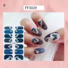 Nail Stickers Butterfly Flower Nail Art Waterproof Transfer Decal model FF3029