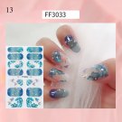 Nail Stickers Butterfly Flower Nail Art Waterproof Transfer Decal model FF3033
