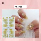 Nail Stickers Butterfly Flower Nail Art Waterproof Transfer Decal model FF3038