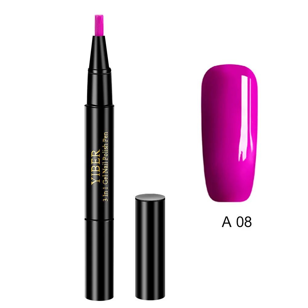 Nail Pen One Step Gel Varnish Hybrid Base Coat Special Pencil A-08