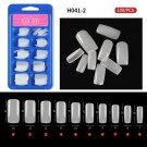 100Pcs HalfFull Cover Nails Artificial False Nail Tips Model #2