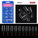 100Pcs Half Full Cover Nails Artificial False Nail Tips Model #6