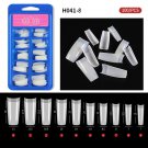 100Pcs Half Full Cover Nails Artificial False Nail Tips Model #8