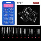 100Pcs Half Full Cover Nails Artificial False Nail Tips Model #9