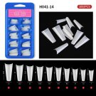 100Pcs Half Full Cover Nails Artificial False Nail Tips Model #14