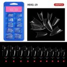 100Pcs Half Full Cover Nails Artificial False Nail Tips Model #19