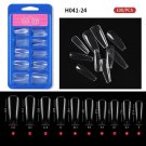 100Pcs Half Full Cover Nails Artificial False Nail Tips Model #24