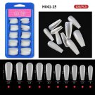 100Pcs Half Full Cover Nails Artificial False Nail Tips Model #25