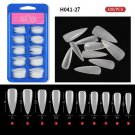 100Pcs Half Full Cover Nails Artificial False Nail Tips Model #27