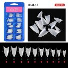 100Pcs HalfFull Cover Nails Artificial False Nail Tips Model #18