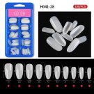 100Pcs HalfFull Cover Nails Artificial False Nail Tips Model #28