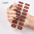 16 Tips #CS007 Full Size Nail Wraps Stickers Manicure 3D Strips CA