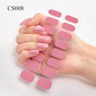 16 Tips #CS008 Full Size Nail Wraps Stickers Manicure 3D Strips CA