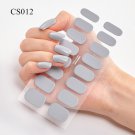 16 Tips #CS012 Full Size Nail Wraps Stickers Manicure 3D Strips CA