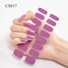 16 Tips #CS017 Full Size Nail Wraps Stickers Manicure 3D Strips CA