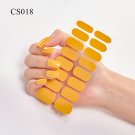 16 Tips #CS018 Full Size Nail Wraps Stickers Manicure 3D Strips CA