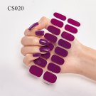 16 Tips #CS020 Full Size Nail Wraps Stickers Manicure 3D Strips CA