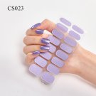 16 Tips #CS023 Full Size Nail Wraps Stickers Manicure 3D Strips CA