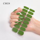 16 Tips #CS024 Full Size Nail Wraps Stickers Manicure 3D Strips CA