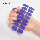 16 Tips #CS026 Full Size Nail Wraps Stickers Manicure 3D Strips CA