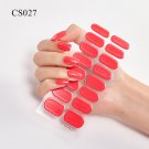 16 Tips #CS027 Full Size Nail Wraps Stickers Manicure 3D Strips CA