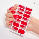 Patterned Nail Art Sticker Manicure Decal Full Nail #AF-005