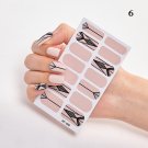 Patterned Nail Art Sticker Manicure Decal Full Nail #AF-006