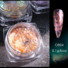 Duo Chrome Chameleon Nail Flakes Nails Powder Colour #OB04