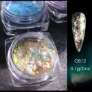 Duo Chrome Chameleon Nail Flakes Nails Powder Colour #OB12