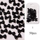 50pcs #01 Nail Rhinestones Manicure 3D Nail Ribbon DIY Decoration