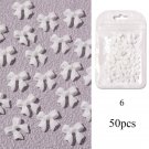 50pcs #06 Nail Rhinestones Manicure 3D Nail Ribbon DIY Decoration