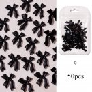 50pcs #09 Nail Rhinestones Manicure 3D Nail Ribbon DIY Decoration