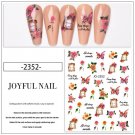 Rose Nail Sticker Decor Flower 2352 Model